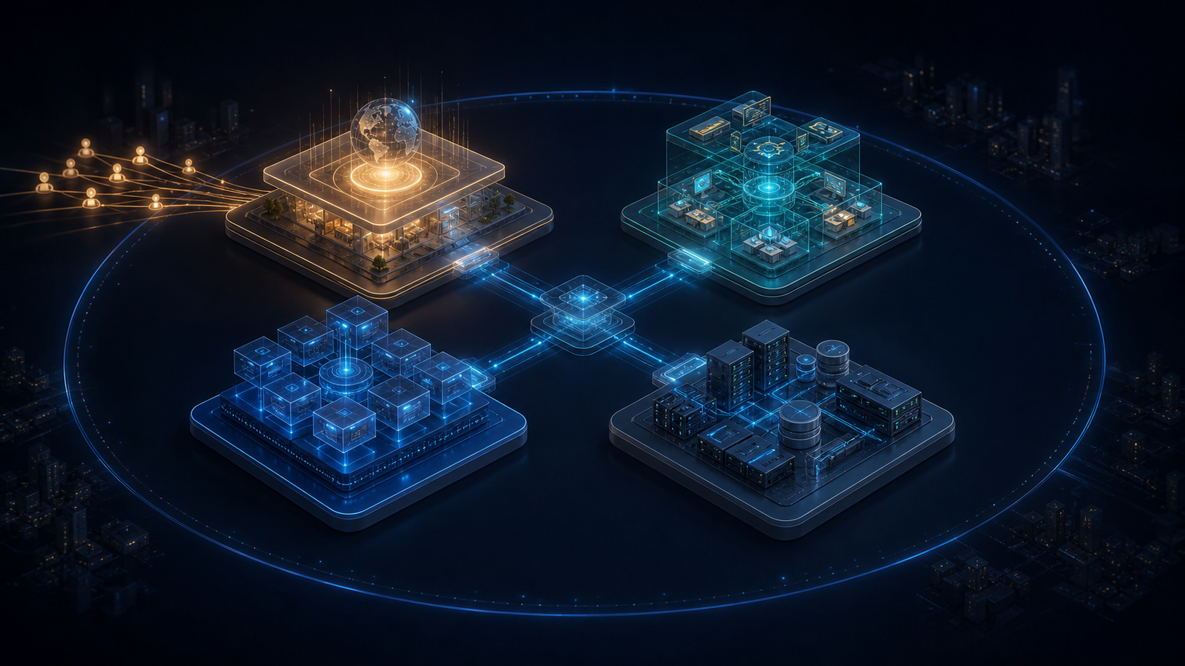 The four types of digital service: Customer-Facing, Business-Enabling, Platform, and Infrastructure